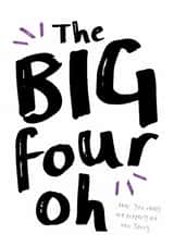 Cheeky 40th Birthday Card - Big Four Oh - Getting Properly Old created by Bow & Bell