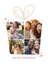 Personalised Birthday Photo Card created by @hollielonglanddesigns - Classic Birthday Card - For Her - Present