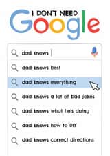 Funny Father's Day Card - Google Search - Dad Knows created by AbiGoLucky