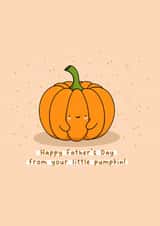 Cute Father’s Day Card - From The Kids - Little Pumpkin created by Rosalie Perl