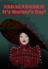 Fun Mother's Day Card - Lady Gaga - Abracadabra created by The Queer Store