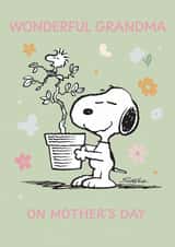 Adorable Snoopy Mother's Day Card for a Wonderful Grandma created by Danilo