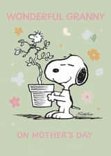 Adorable Snoopy Mother's Day Card for a Wonderful Granny created by Danilo