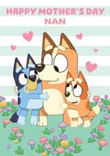 Cute Bluey Mother's Day Card for Nan created by Danilo