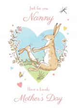 Cute Guess How Much I Love You Mother’s Day Card for Nanny created by Danilo