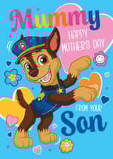 Fun Paw Patrol Mother’s Day Card for Mummy – From Son created by Danilo