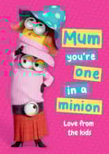 Funny Minions Mother’s Day Card for Mum – From the Kids created by Danilo