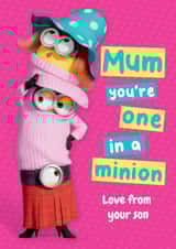 Funny Minions Mother’s Day Card for Mum – From Son created by Danilo