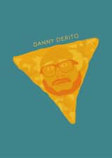 Funny Birthday/Just Because Card - Danny Derito - Danny DeVito created by Chloë Langer