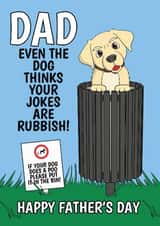 Funny Father's Day Card - From The Dog - Dad Jokes created by @Cupsie's Creations