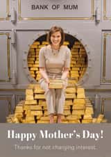 Funny Mother's Day Card - Bank Of Mum created by Diana Wolters
