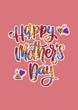 Vibrant Mother's Day Card for a vibrant and bold mother created by AfroTouch Design