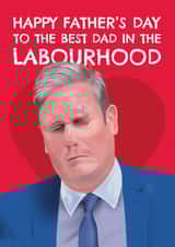 Funny Father's Day Card - Keir Starmer - Labour created by AbiGoLucky