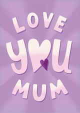 Classic Mother's Day Card - Love You Mum created by Always with Love