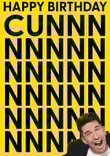 Rude Birthday card for a real friends created by AG77 Design