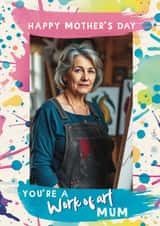 Fun Mother’s Day Face Swap - Work of Art - Artist Card created by Giddy Kipper