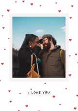 Personalised Anniversary Photo Card created by Spark and Wild - Cute Anniversary Card - I Love You - Hearts