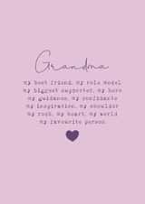 Classic Mother's Day Card - Grandma - Favourite Person created by Cake For Breakfast