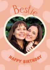 Personalised Birthday Photo Card created by The Pattern Press - Classic Birthday Card - For Friend - Bestie