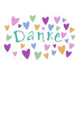 A German thank you created by The Happy Potato