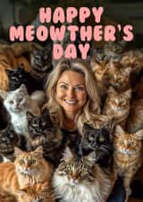 Cute Mother's Day Card - Cat Mum created by Janath