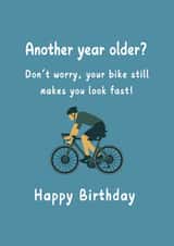 A playful and humorous card to wish your favourite cyclist a happy birthday! created by Sofa2Summit