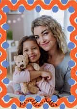 Personalised Mothers Day Photo Card created by Hadley Paper Goods Ltd - Arty Mother's Day Card - Marvellous Mother