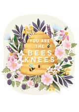 Pretty Mother's Day/Birthday Card - Bees Knees - Flowers created by Anna Cheng Design & Print
