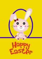 cute rabbit, easter cards, happy easter, cut bunny, bunny, rabbit created by Made by Man