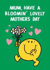 Cute Mother's Day Card - Mr. Men - Mr. Happy created by Mr. Men