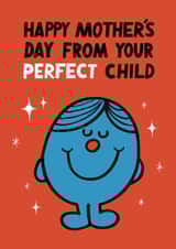 Fun Mother's Day Card - Mr. Men - From Your Perfect Child created by Mr. Men