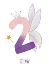 Fun 2nd Birthday Card - Fairy - For Her created by Treasure and Blossom