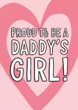 Cute Father’s Day Card - Daddy’s Girl created by TeePee Creations