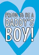 Cute Father’s Day Card - Daddy’s Boy created by TeePee Creations