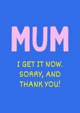 Funny Mother’s Day Card – Humorous & Witty Mum Card for Mum or Stepmum created by Tickled Prints