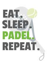 Birthday card for a number 1 Padel fan. created by SophDc