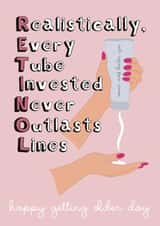 Funny Birthday Card - For Her - Retinol created by Choo Choo 