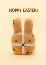 Cute Easter Card - Hot Cross Bunny created by Lemon and Sugar 