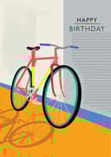 Classic Birthday Card - For Him - Bike created by Laura Darrington Design Ltd.