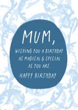 Classic Mother's Day Card - Magical Birthday created by Sweetlove Press
