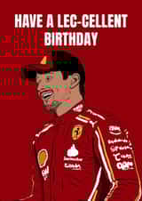 Punny Birthday Card - Charles Leclerc - F1 created by DanAllen20