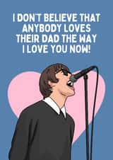 Funny Father's Day Card - Liam Gallagher - Oasis created by Sundiva Designs
