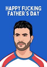 Funny Father's Day Card - Roy Kent - Ted Lasso created by Sundiva Designs