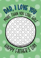 Funny Father's Day Card - Golf created by TeePee Creations