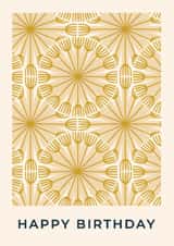 Arty Birthday Card - Pretty Dandelion Clocks created by Taya Cosgrove