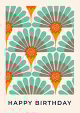 Arty Birthday Card - Scandi Gerbera created by Taya Cosgrove