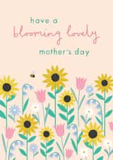 Pretty Floral Mother's Day Card - 'Have a Blooming Lovely Mother's Day' created by Sorcha Faulkner