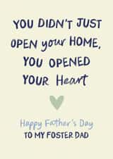 Heartfelt Father's Day Card - Like A Dad - Foster Dad created by Sweetlove Press
