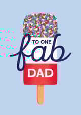 Classic Father's Day Card - Fab Lolly created by Folio | Ian Owen
