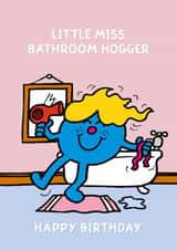 Funny Birthday Card - For Her - Mr. Men created by Mr. Men